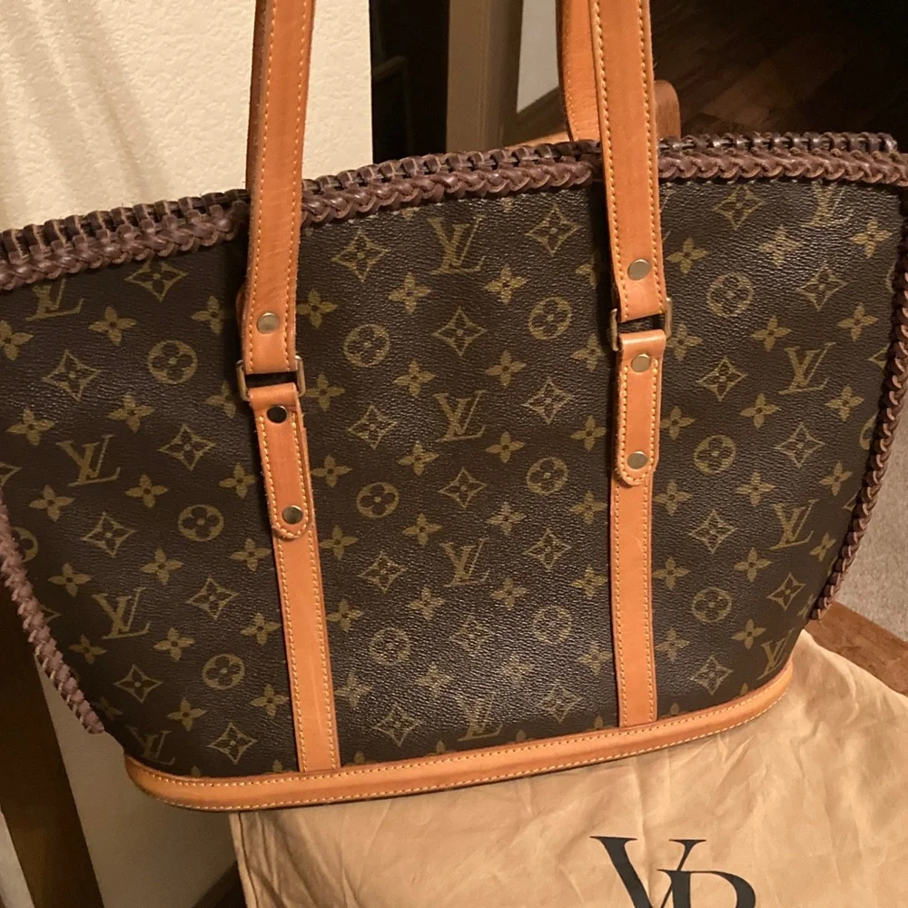 Vintage Boho Louis Vuitton Tote Bag w/Dust Bag EUC - Picture 3 of 12